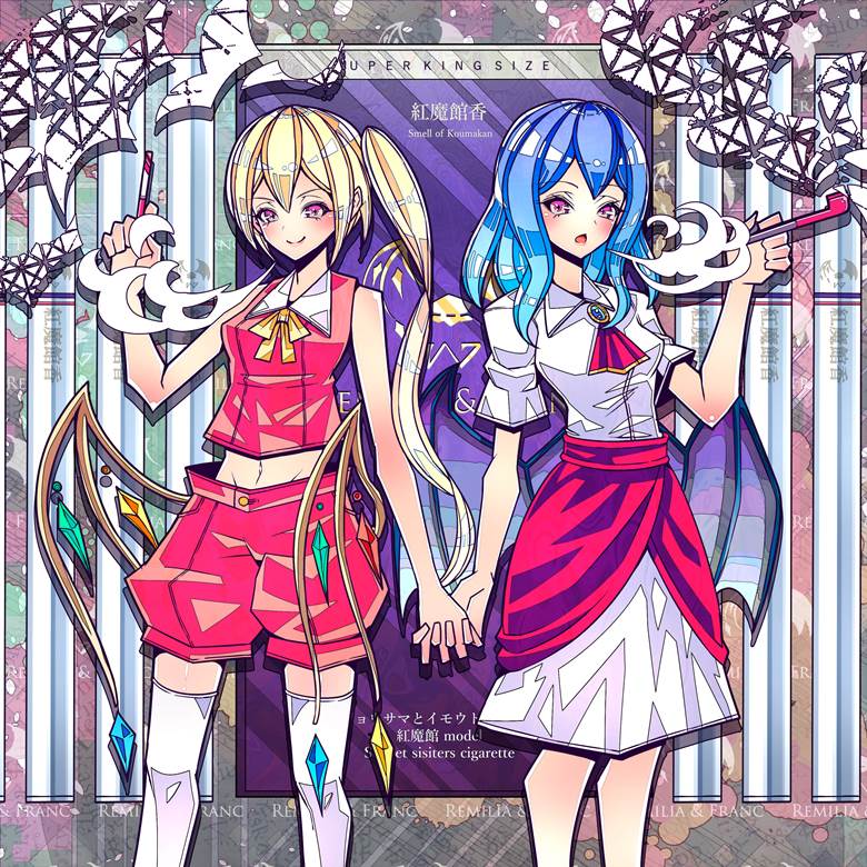 背德组（蕾芙）, 蕾米莉亚, flan, 香烟, tobacco, Scarlet Devil Mansion, 东方, 东方Project, Remilia must be an angel