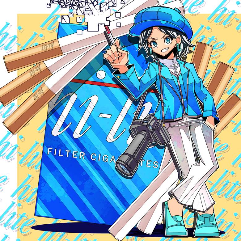 chibi, Q版, Highlight, tobacco, 香烟, camera