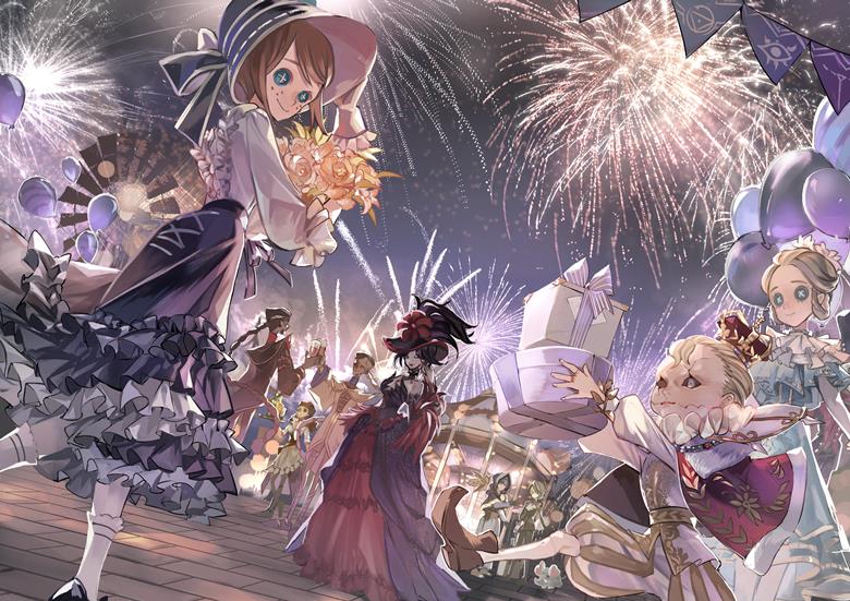 Identity V 2nd Anniversary Fanart Contest, Identity V, Gardener (Identity V), Mary (Identity V), 焰火