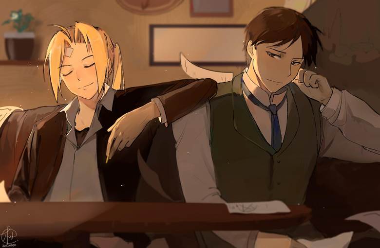 钢之炼金术师, 焰钢（罗伊×爱德）, Fullmetal Alchemist 100+ bookmarks