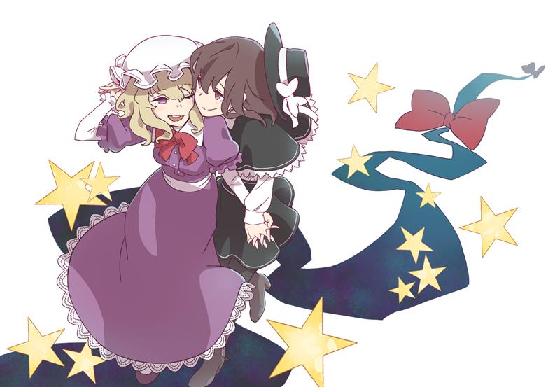 Touhou Project, Maribel Hearn, Renko Usami, Secret Sealing Club, Touhou, Touhou Project 1000+ bookmarks, Ren/Mari, kawayabug