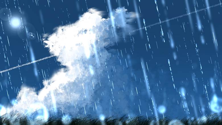 background, 风景, sky, 云, 蓝天, 夏天, 积雨云, 夏日天空, rain