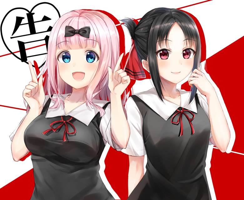 辉夜大小姐想让我告白~天才们的恋爱头脑战~, 四宫辉夜, Chika Fujiwara, 辉夜大小姐想让我告白100收藏, summer clothes, 背心裙, string ribbon, jumper skirt