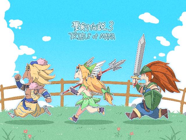 圣剑传说3, Kevin (Trials of Mana), Duran (Trials of Mana), Riesz (Trials of Mana), Legend of Mana 100+ bookmarks