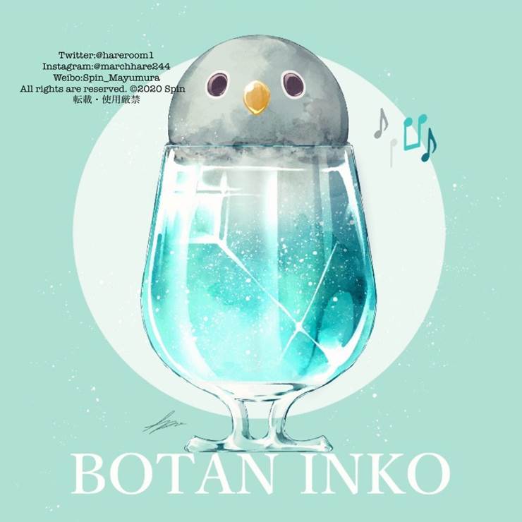 玻璃之中, ice cream soda, beverage, Java sparrow, parrot, 鸟, 原创, 原创1000users加入书籤, 食物1000收藏