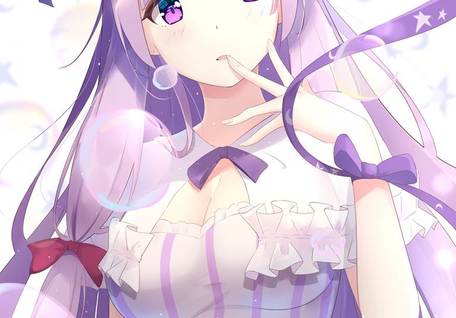 Touhou Project, 东方Project, 帕秋莉·诺蕾姬, 东方Project250收藏, large breasts, Patchouli's boobs