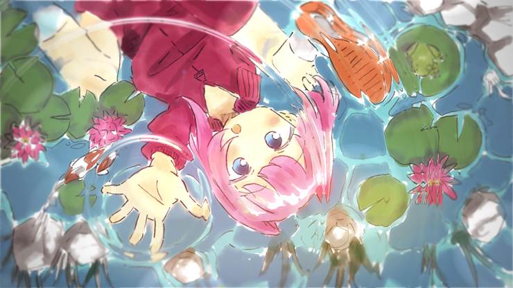 原创, 女孩子, water surface