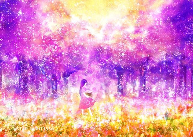 illustration, original, girl, scenery, forest, Original 300+ bookmarks