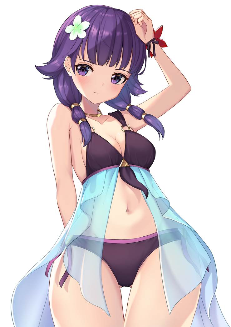 圣火降魔录, Lute, 圣火降魔录 英雄云集, The Sacred Stones, 泳装, 肚脐, 火纹100收藏, 黑色比基尼, 大腿玩一年