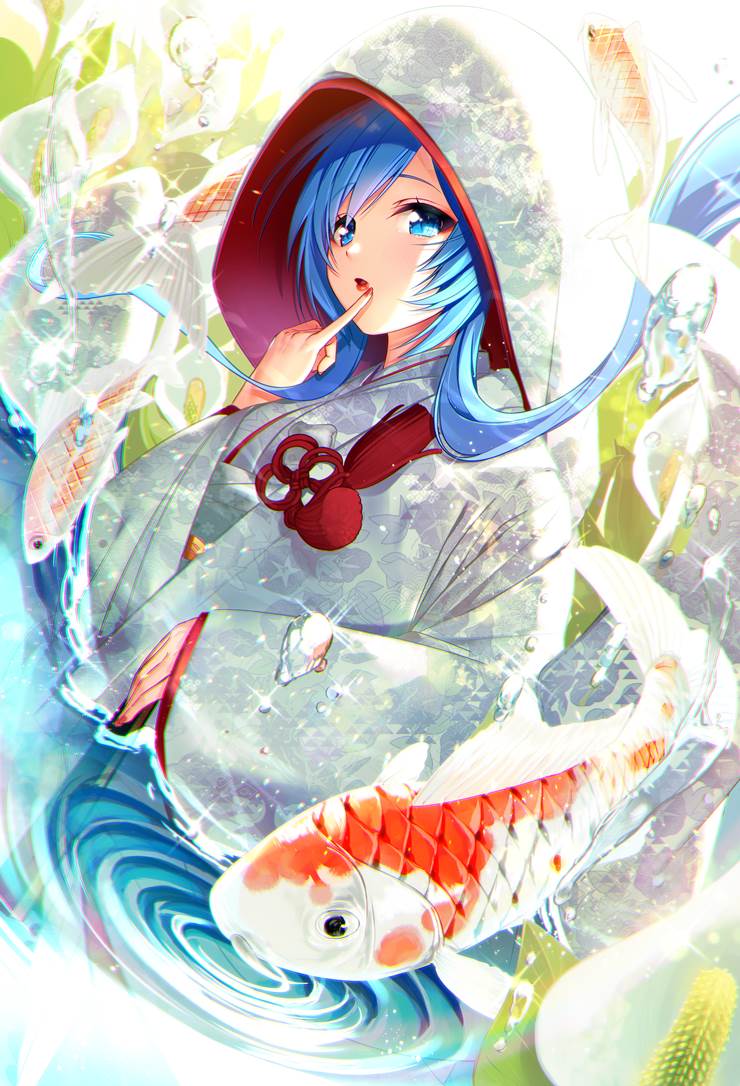 嫁入り插画师绫森美々的绘守未来插画图片 BoBoPic