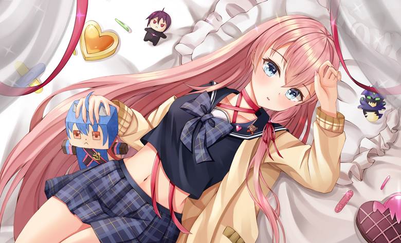 Epic Seven Fan Art Illustration Contest, girl, Epic Seven, black sailor uniform, navel-showing sailor uniform, bellybutton, Epic Seven 500+ bookmarks