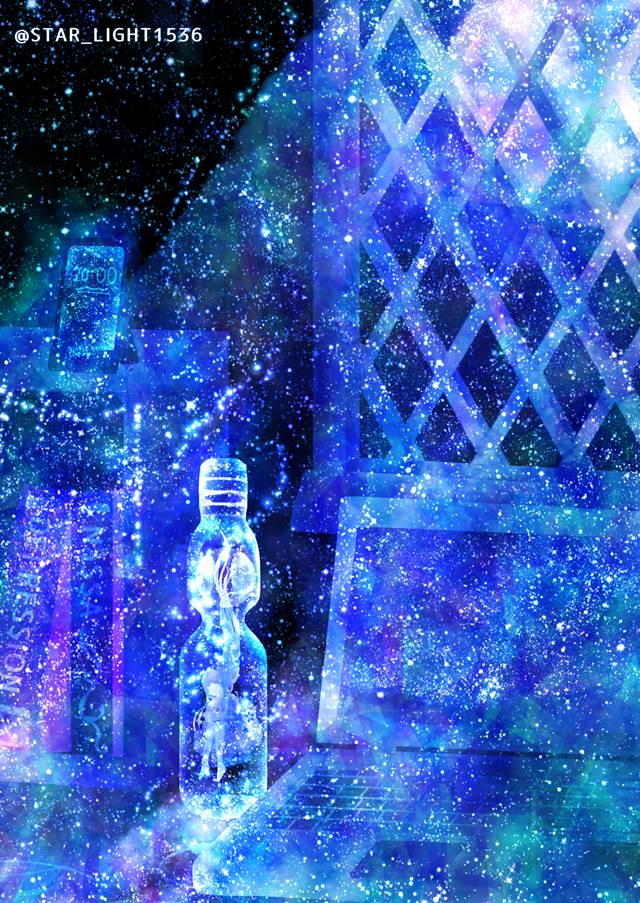 插画, 原创, 波子汽水, 女孩子, 风景, 太美了, 玻璃之中, Original 300+ bookmarks