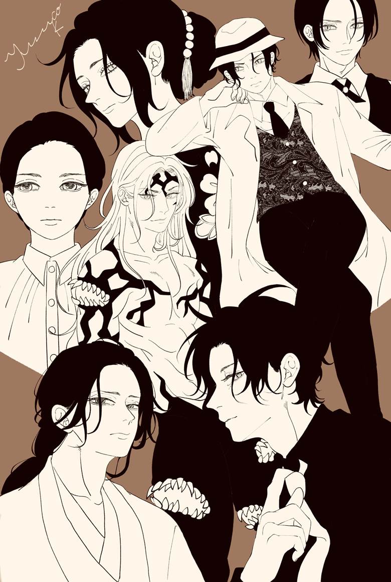 鬼舞辻无惨, 鬼灭之刃, Demon Slayer 500+ bookmarks
