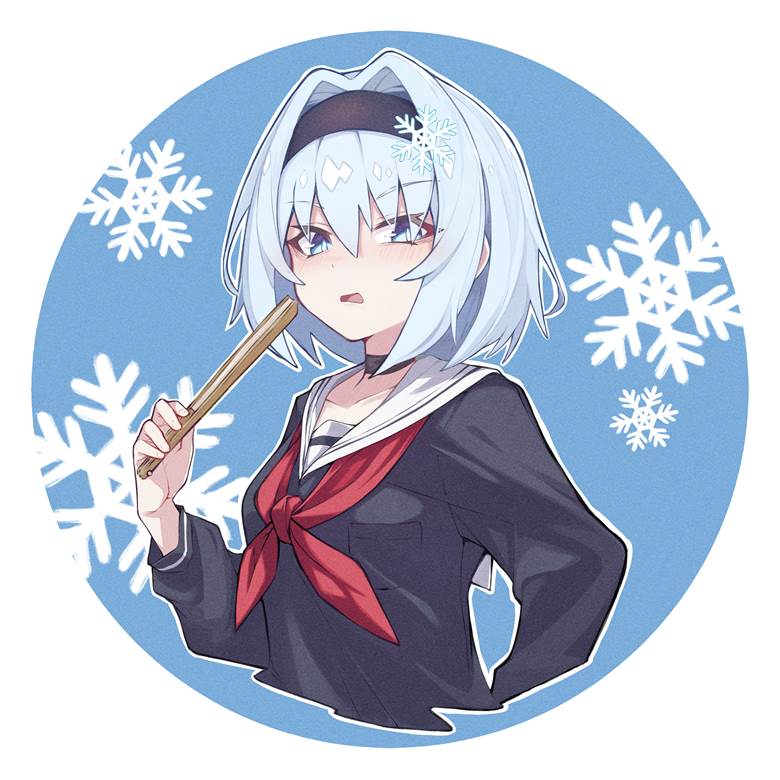 龙王的工作！, 空银子, 银发, 黑色水手服