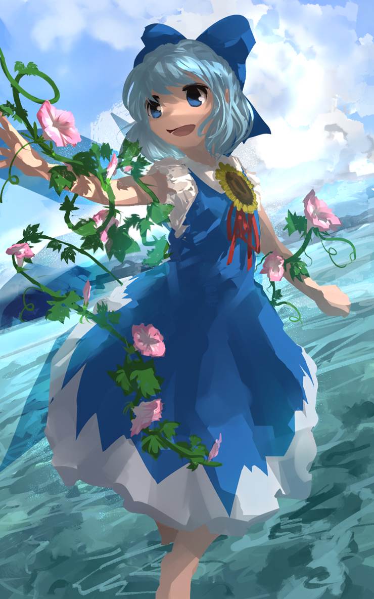 东方Project, 东方, 琪露诺, Tanned Cirno