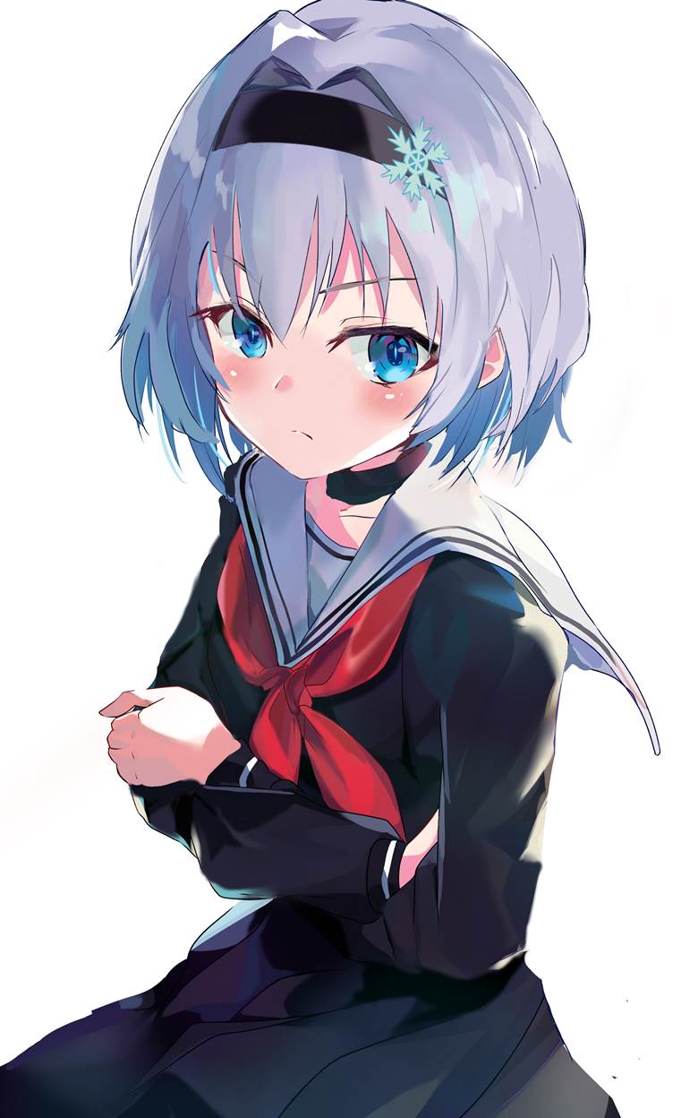 龙王的工作！, 空银子, 傲娇, 女孩子, headband, 黑色水手服, 龙王的工作！500收藏