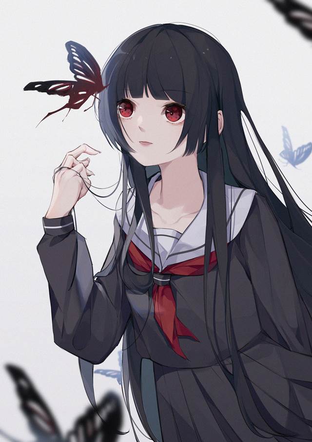 Hell Girl, enma ai, black sailor uniform