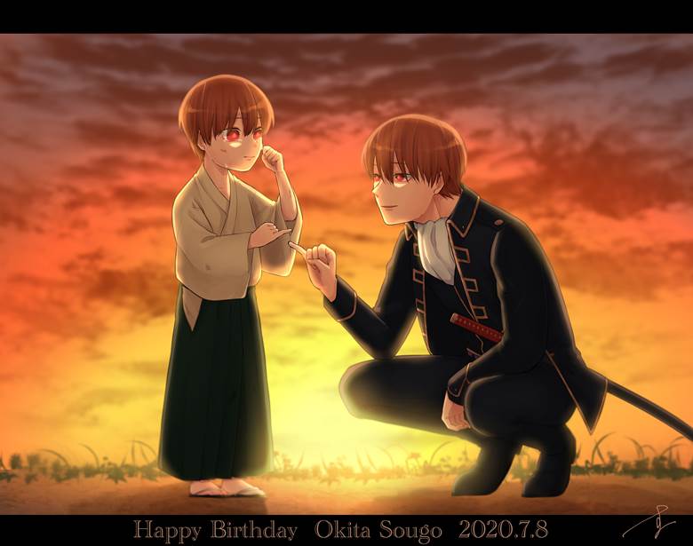 gintama, okita sougo, Gintama 100+ bookmarks