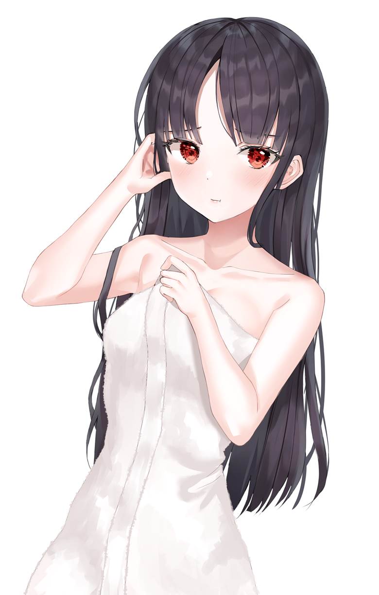 Kaguya, Kaguya-Sama: Love is War, beautiful girl, Kaguya Shinomiya, hair down, bath towel, Kaguya-sama: Love is War 1000+ bookmarks
