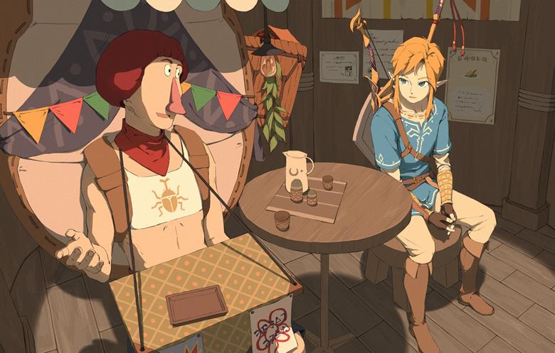 塞尔达传说, 林克, original works, terry, 旷野之息, 塞尔达传说 1000收藏