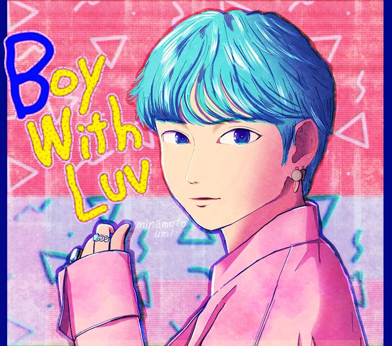 Bangtan Boys, retro, character, portrait, illustration, digital