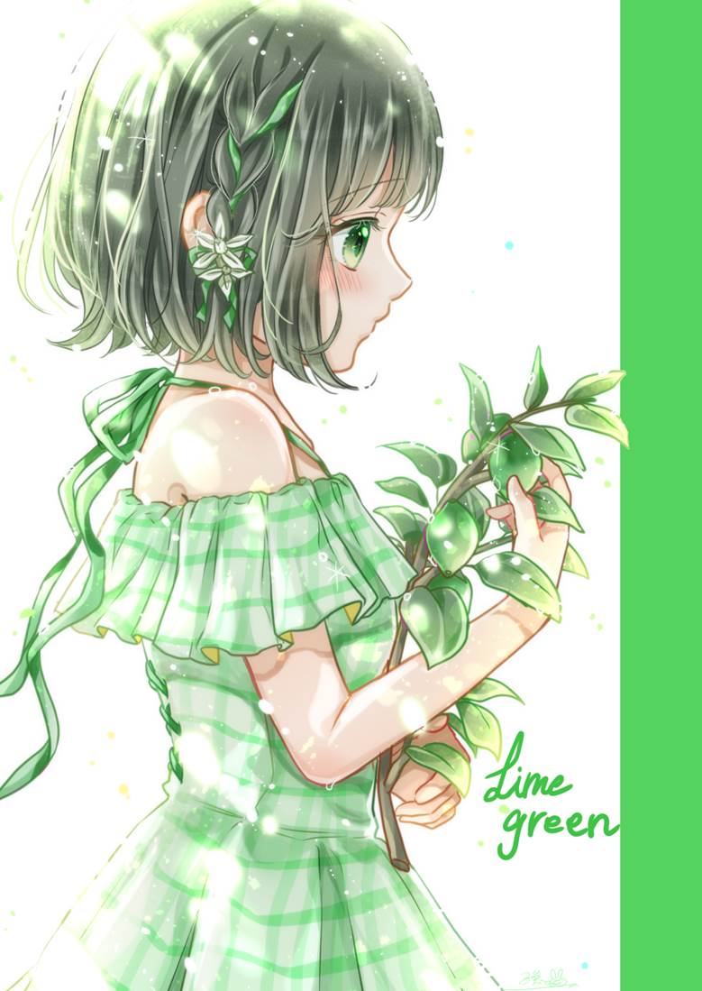Lime green|子兎。的夏天风景pixiv插画图片