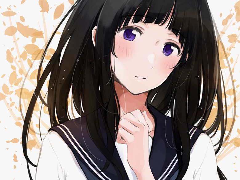 千反田える ともり的冰菓插画图片 Bobopic