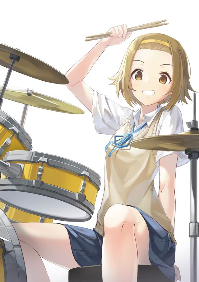 《轻音少女》高清壁纸美图，最喜欢的乐队番之一