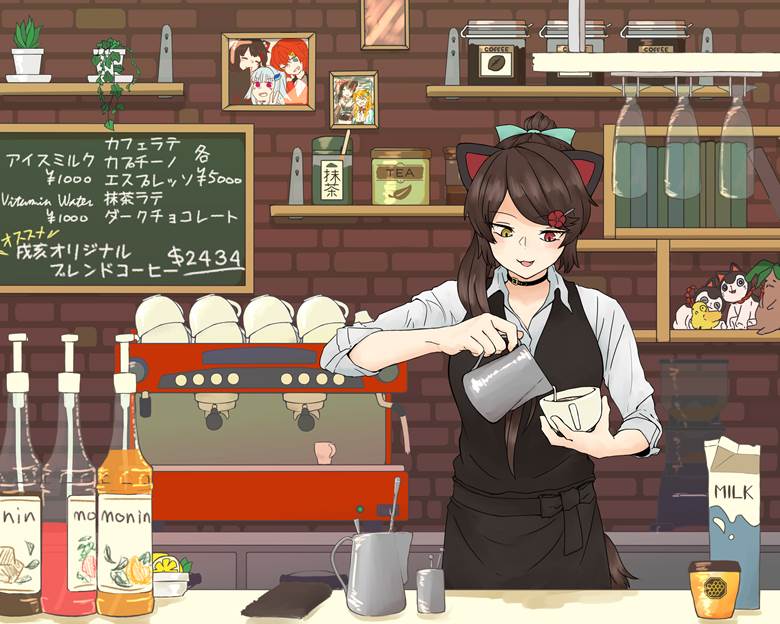 Coffee Talk|猫ノ田的咖啡店pixiv插画图片