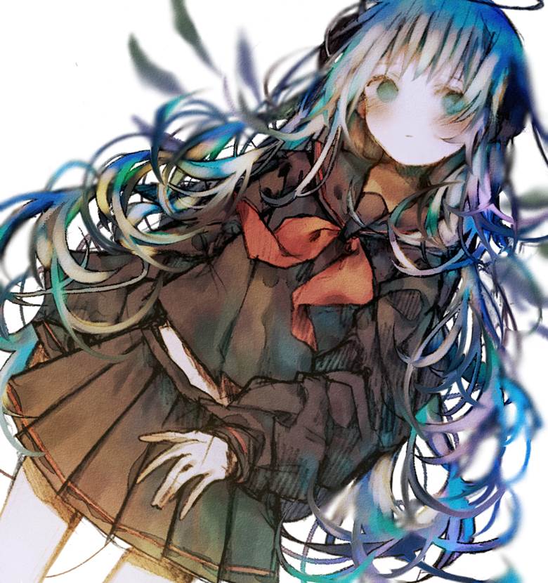 女孩子, young girl, 明日方舟, Arknights, Mostima, school uniform, sarah, 黑色水手服