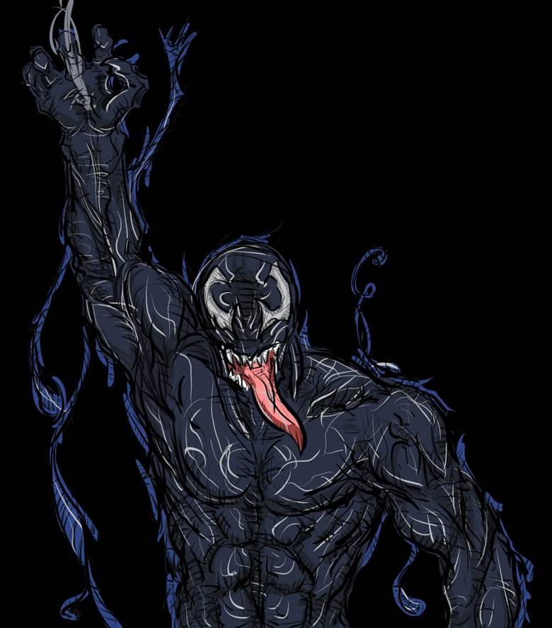 ヴぇのむ|くろぶっち的毒液Venom同人插画图片