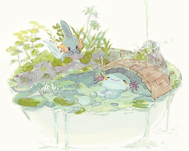 精灵宝可梦, 西狮海壬, Inteleon, Pokémon Dungeon, Skitty, totodile, 宝可梦剑盾, 宝可梦5000收藏