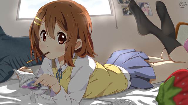《轻音少女》高清壁纸美图，最喜欢的乐队番之一