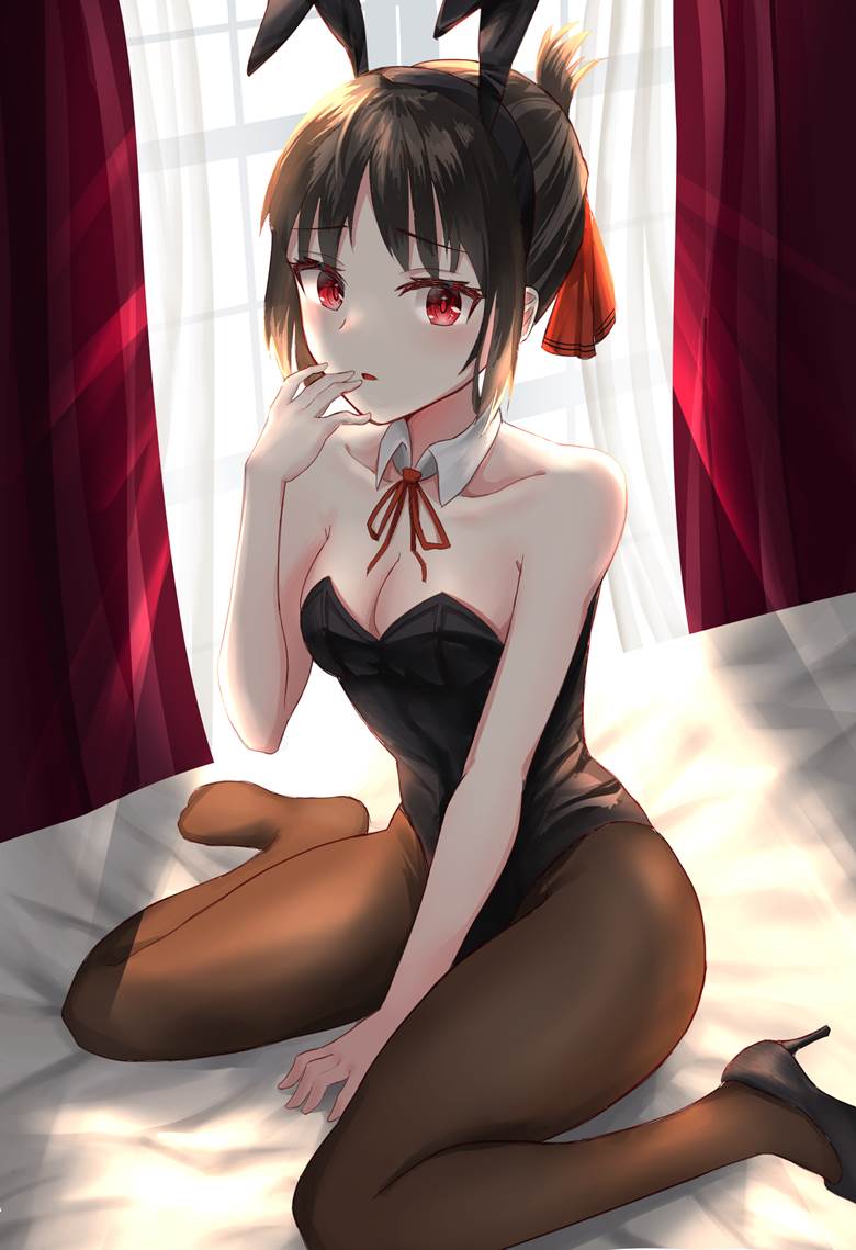 辉夜大小姐想让我告白~天才们的恋爱头脑战~, 四宫辉夜, Kaguya-sama: Love is War 5000+ bookmarks, 兔女郎, 鸭子坐