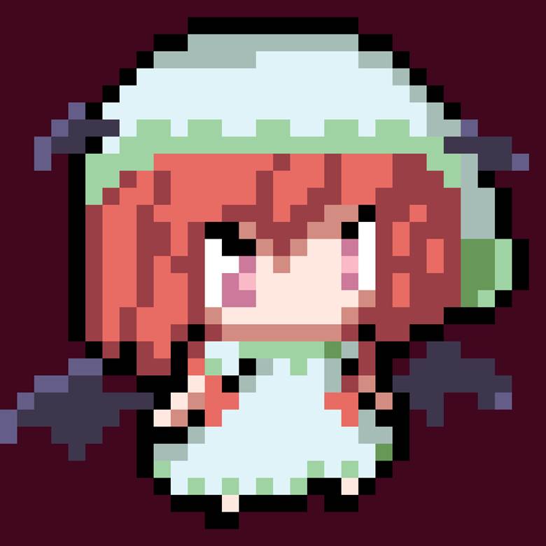 Gabriel DropOut, Satanichia Kurumizawa McDowell, pixel art