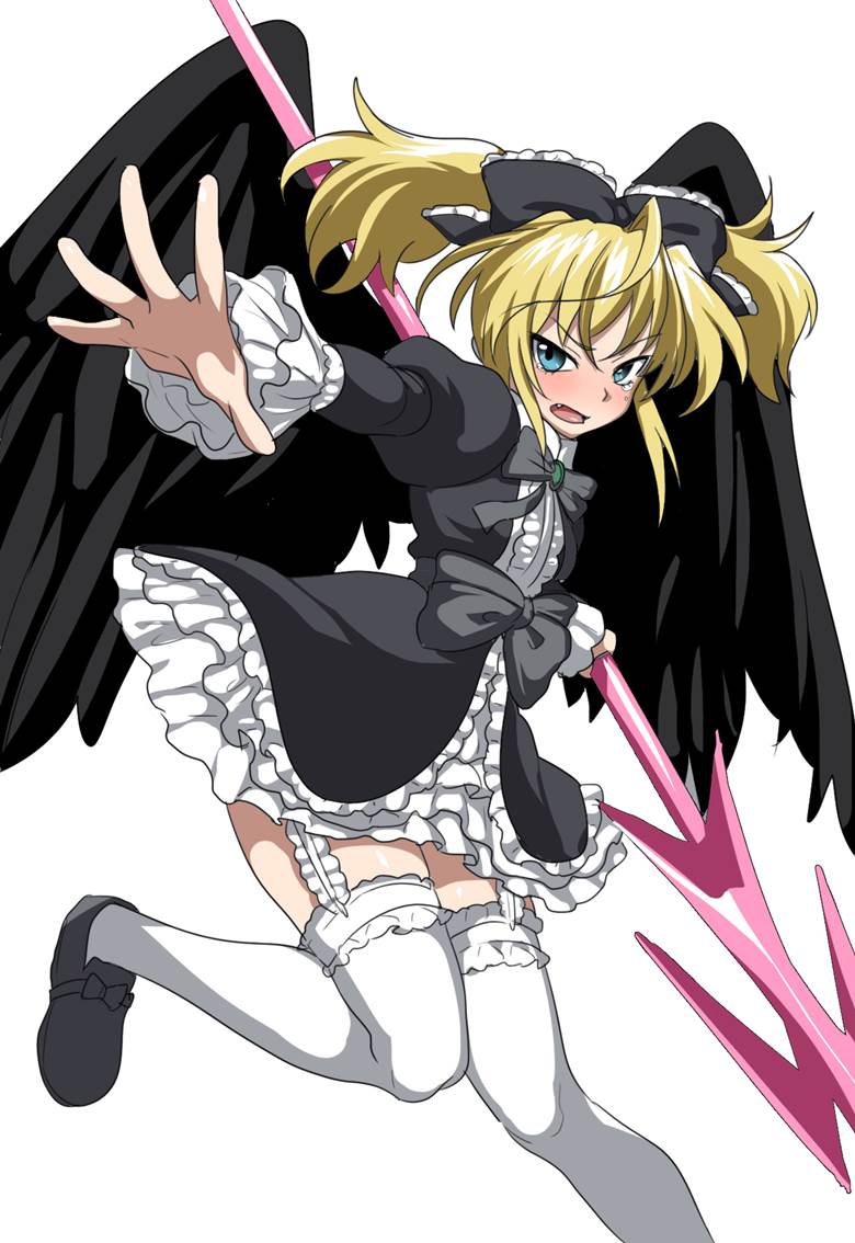 High School DxD, gothic lolita, blonde, fallen angel