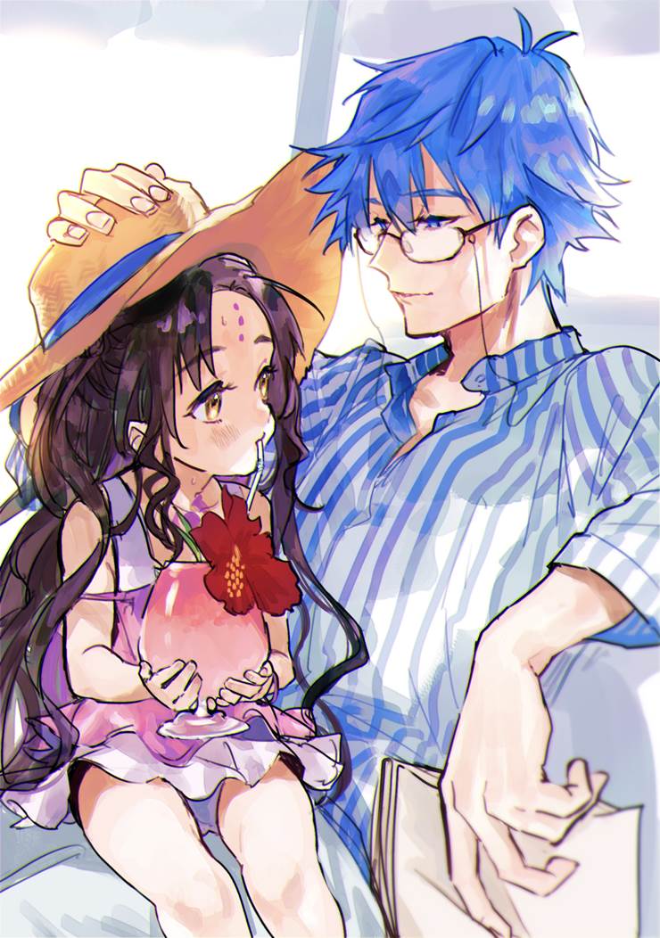 ひと夏の梦|ソラハル/お的Fate/GrandOrder插画图片