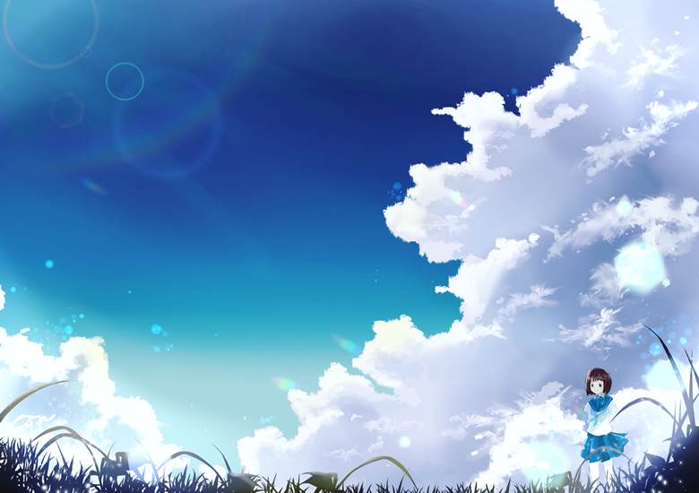 无题|kanaro的pixiv云层插画图片