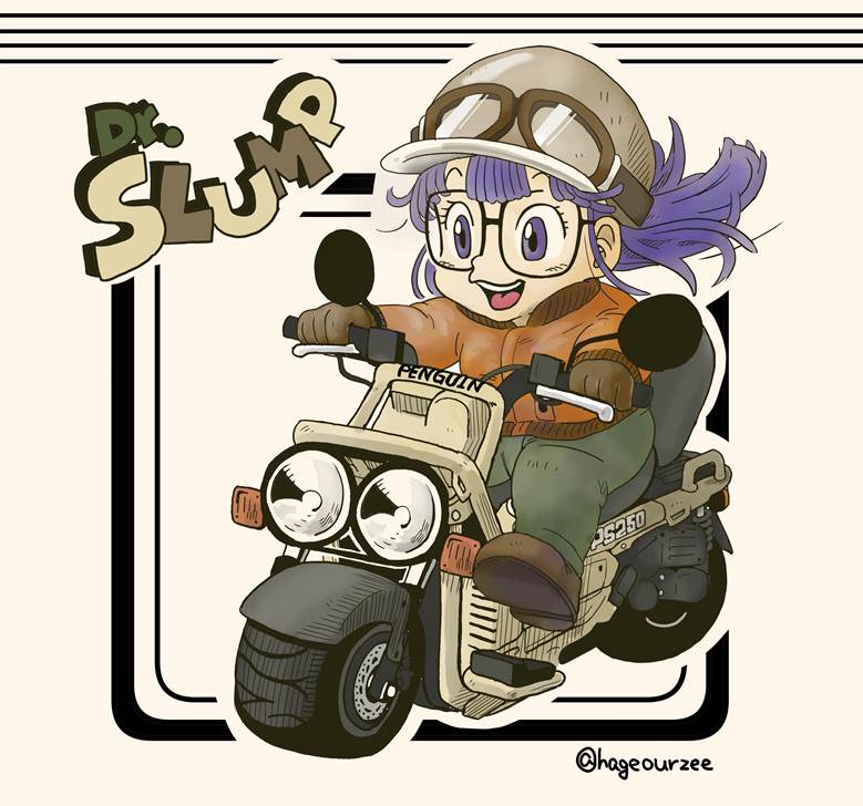 Arale Norimaki, 周刊少年Jump, Dr. Slump, Arale, 自行车