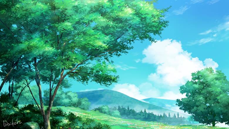 风景, background, 夏日天空