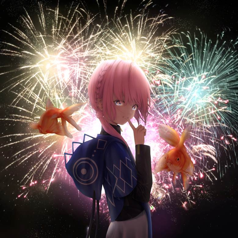 金鱼, 焰火, Kamitsubaki, 花谱