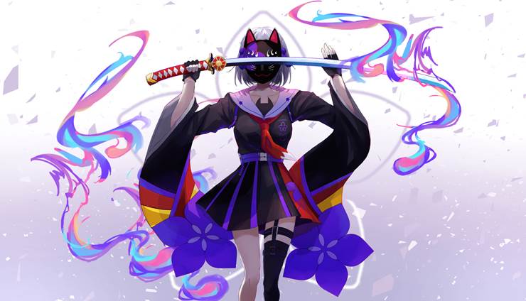 compass, Kitsunegasaki Amairo, Japanese sword