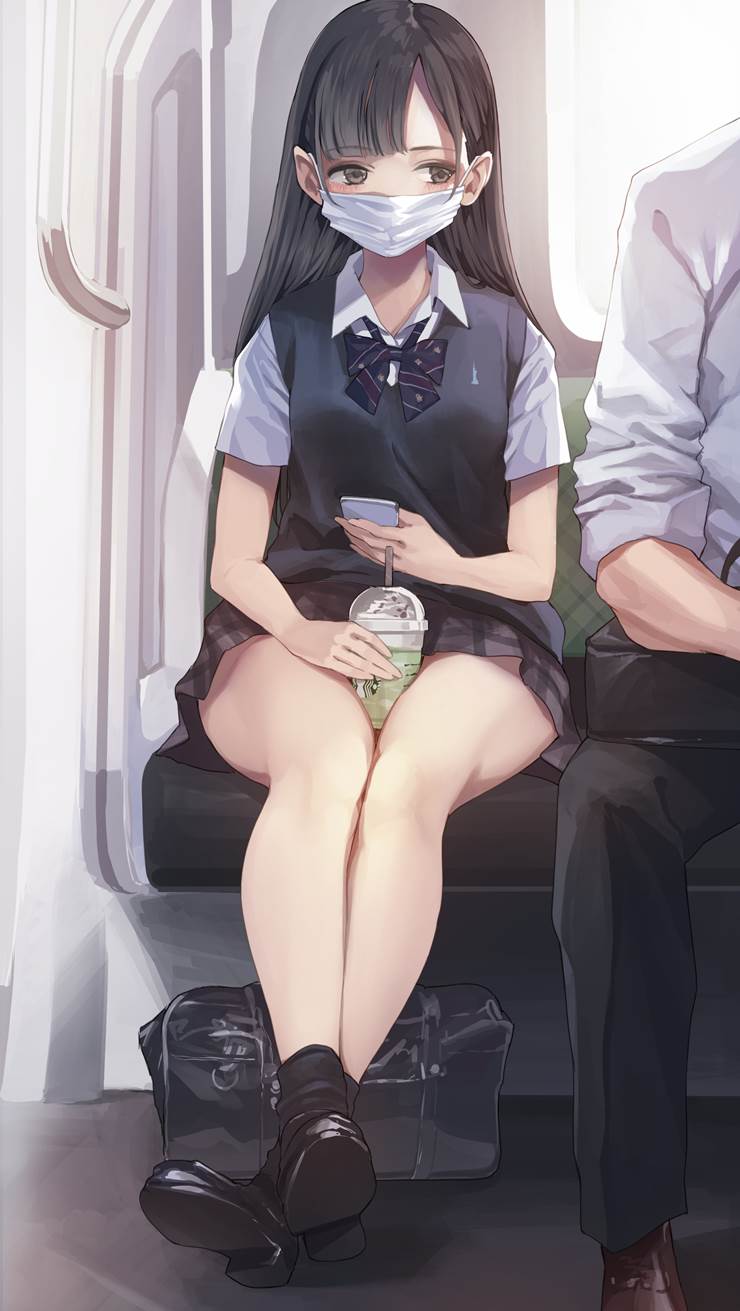大腿,女高中生,小女孩,脚,黑袜子图片