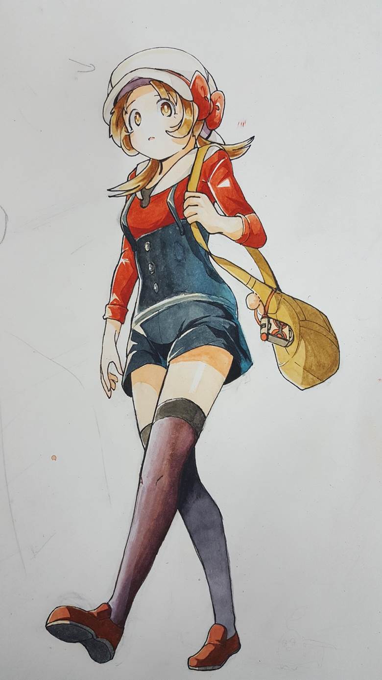 Kotoni，haruka，mitsuki 手绘和数码插画师Lena的宝可梦琴音插画图片 BoBoPic