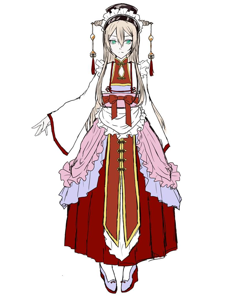 原创, 女孩子, 汉服, China, 涂鸦