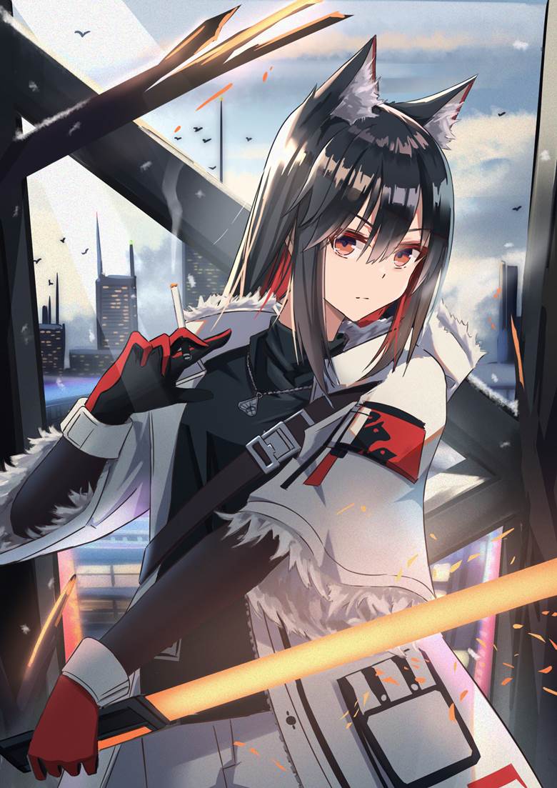 明日方舟, Arknights, 德克萨斯（明日方舟）, 香烟, Texas