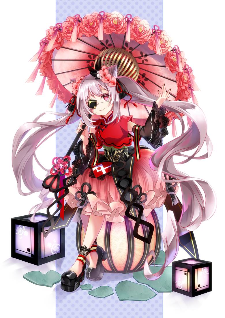 original, Chinese, Chinese lolita, Original 500+ bookmarks, umbrella