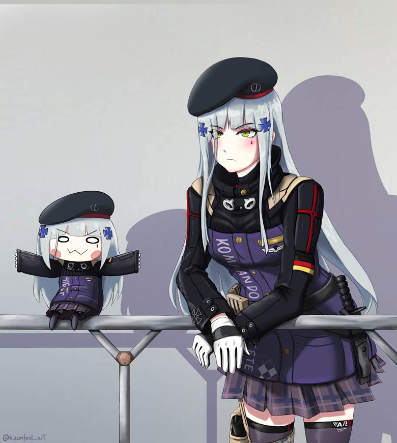 hk416andhk416jr09122020haonfest的pixiv少女前線插畫圖片