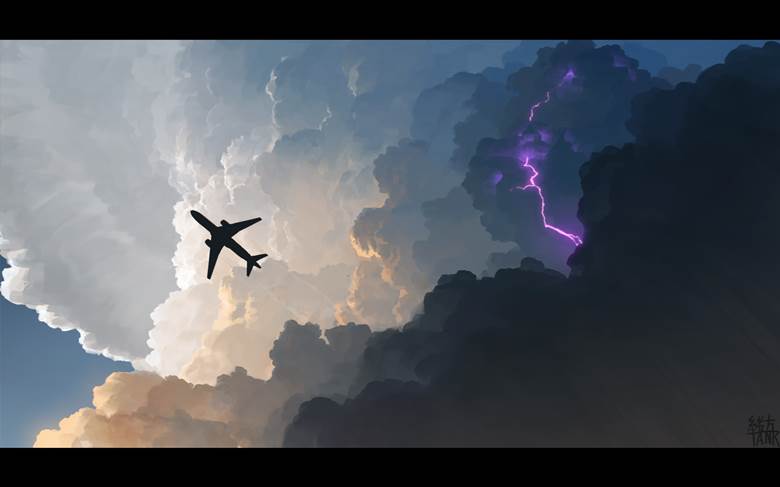 原创, 风景, 积雨云, sky, lightning