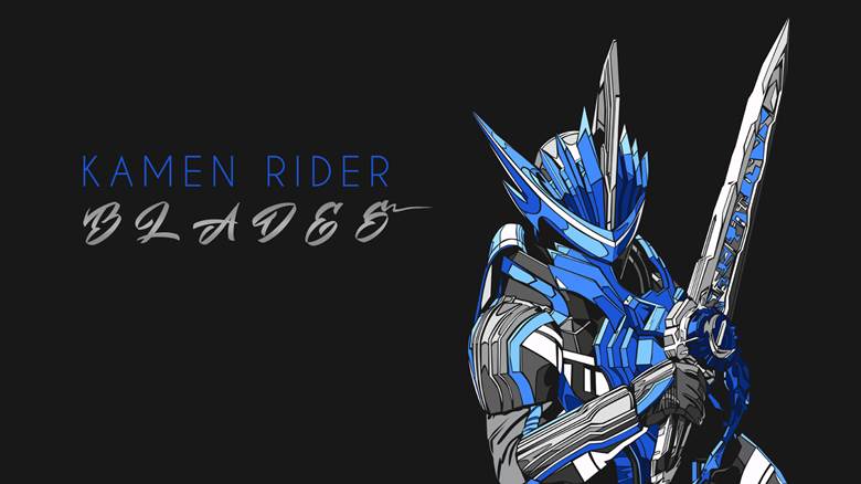 kamenriderbladestmryst的假面骑士插画图片